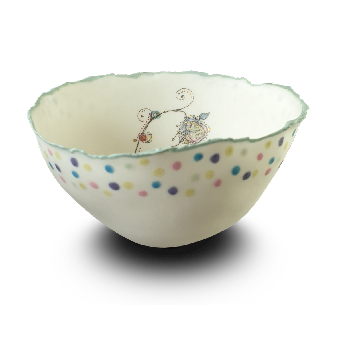 Porcelain Dott Bowl