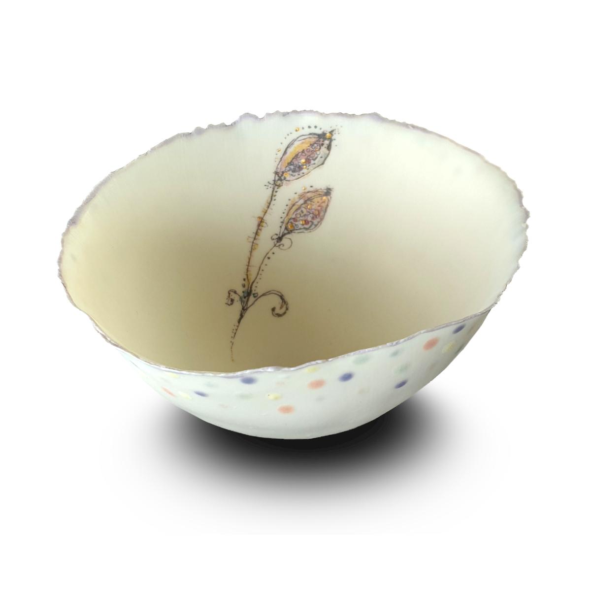 Porcelain Dott Bowl