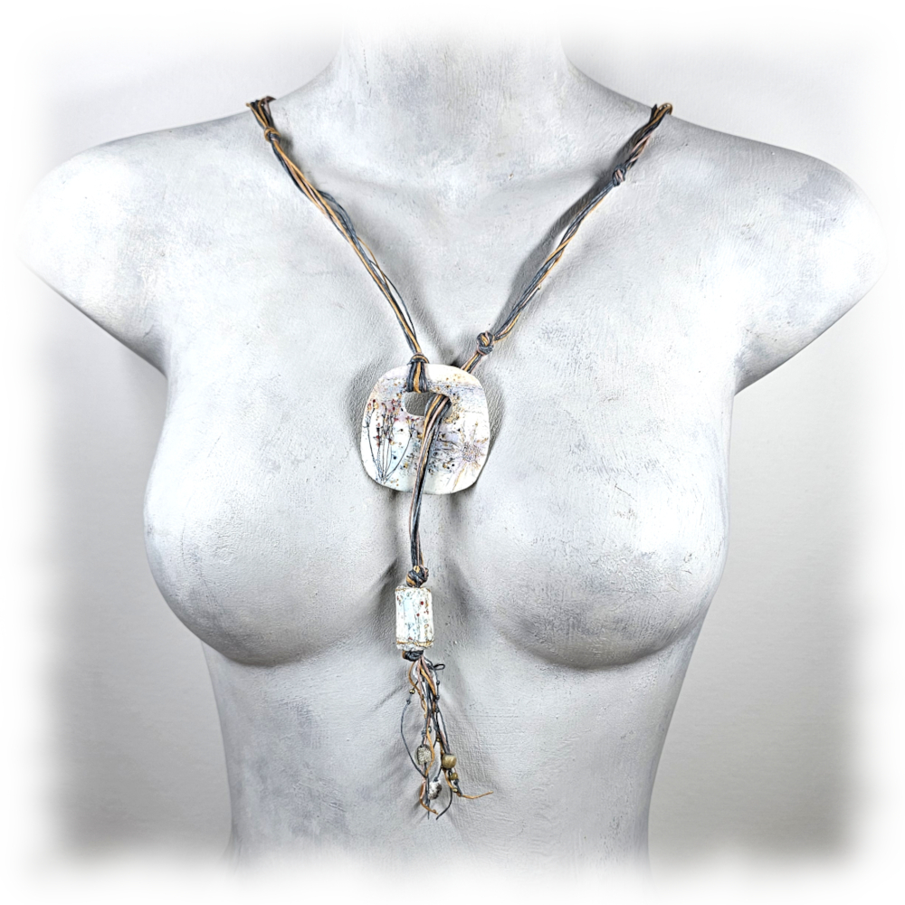 Waxed Linen Necklace