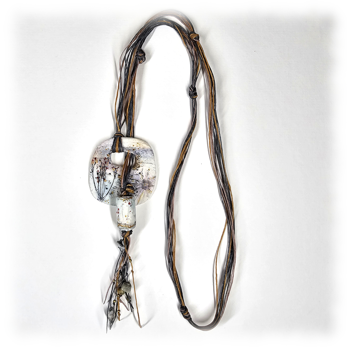 Waxed Linen Necklace