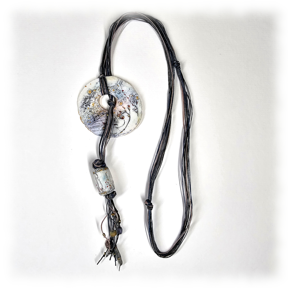 Waxed Linen Necklace