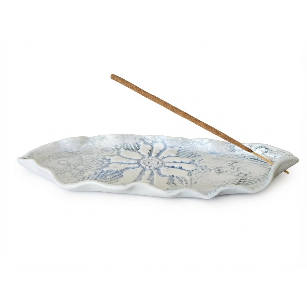 Porcelain Tealight Holder and Incense Holder