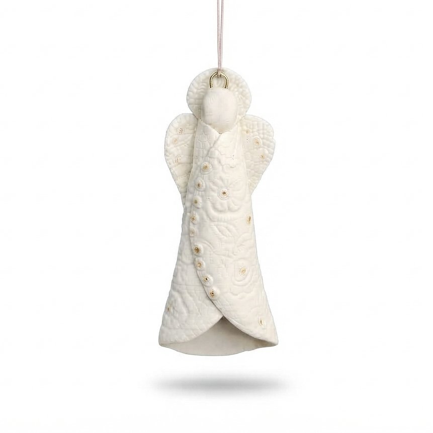 Porcelain Angel and Hanging Decoration