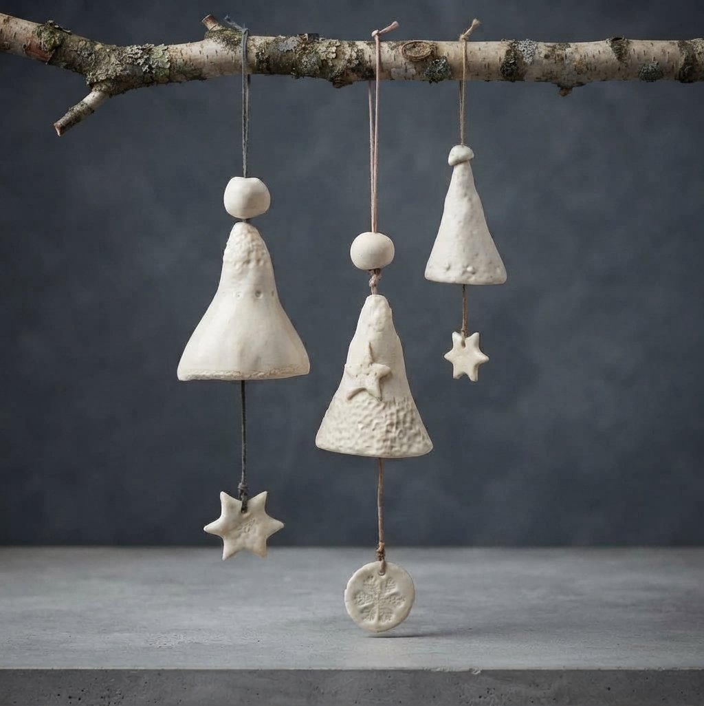 Porcelain Angel and Hanging Decoration