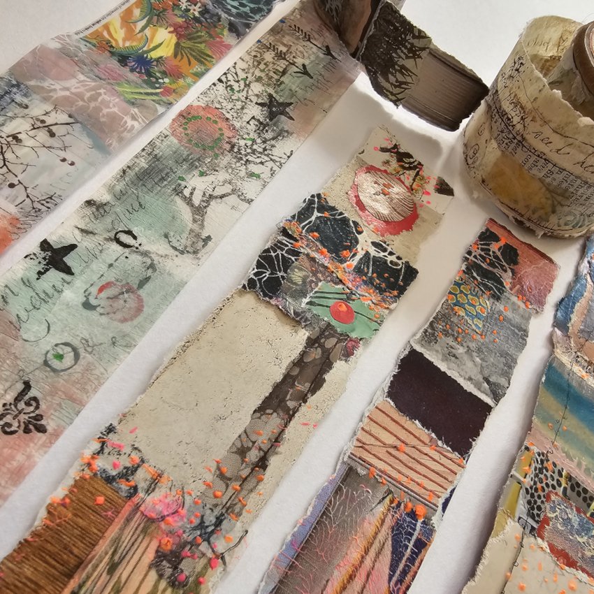 Mixed Media - Washi Tapes, Collage Strips....