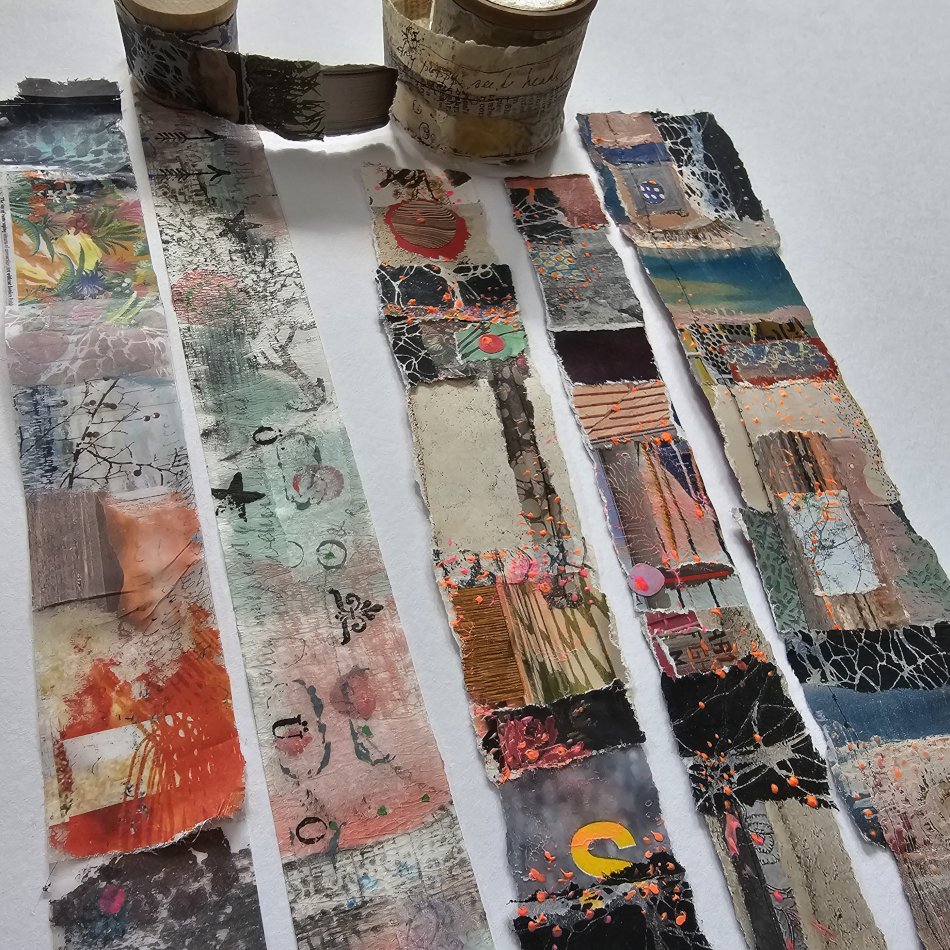 Mixed Media - Washi Tapes, Collage Strips....